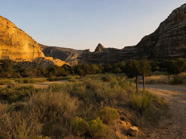 the open Echo Park landscape on Yampa Bench Road in Dinosaur National Monument.