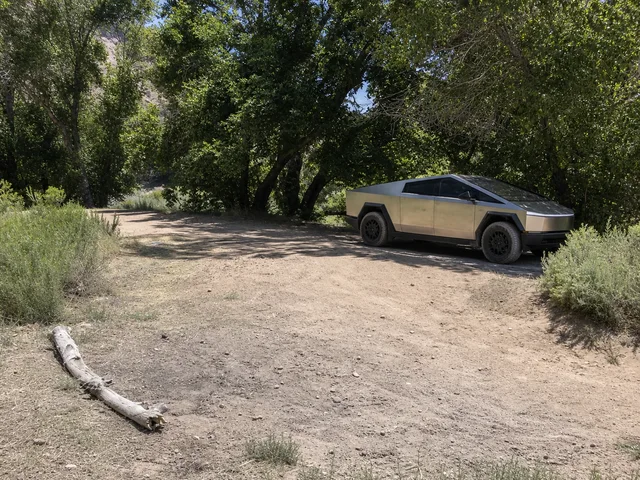 a primitive campsite at Echo Park on Yampa Bench Road in Dinosaur National Monument.
