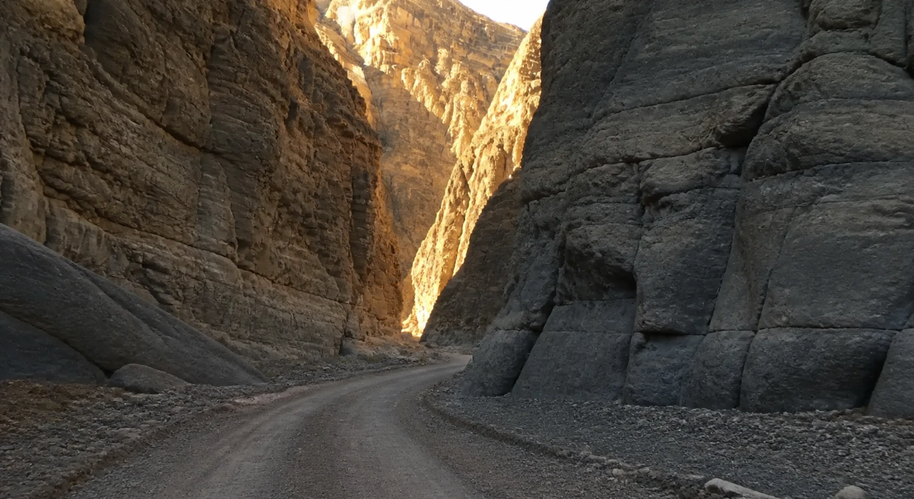 Titus Canyon Road in Nevada