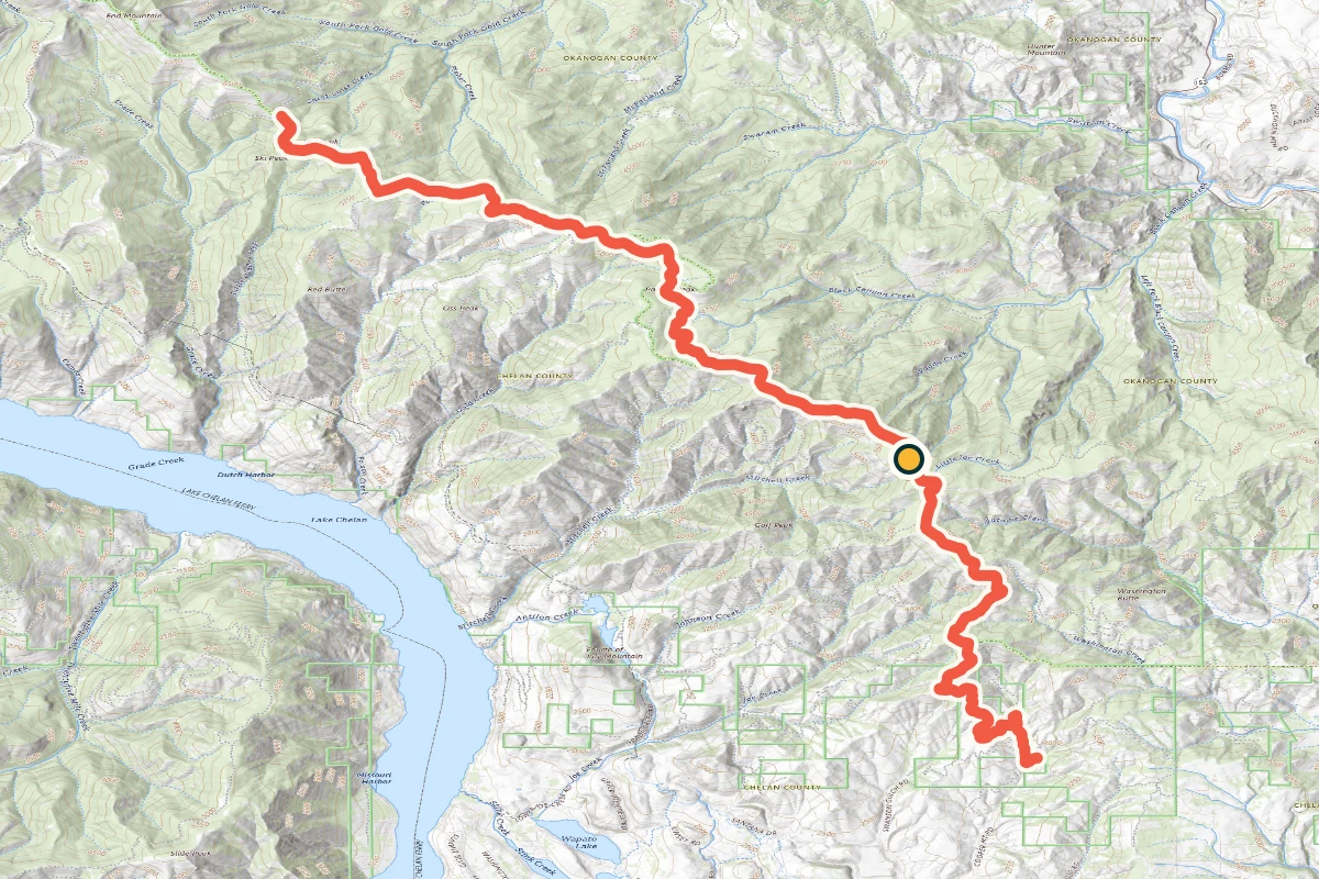 USGS topographic map of Cooper Mountain Road at Cooper Mountain
